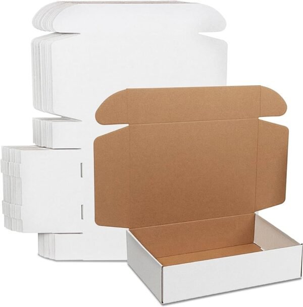 Pack of 20 Courier Packing Mailer Boxes Size 9 x 6.5 x 2.5 Inch for Cosmetics, Jewellery Gifts, Decorations - Image 2